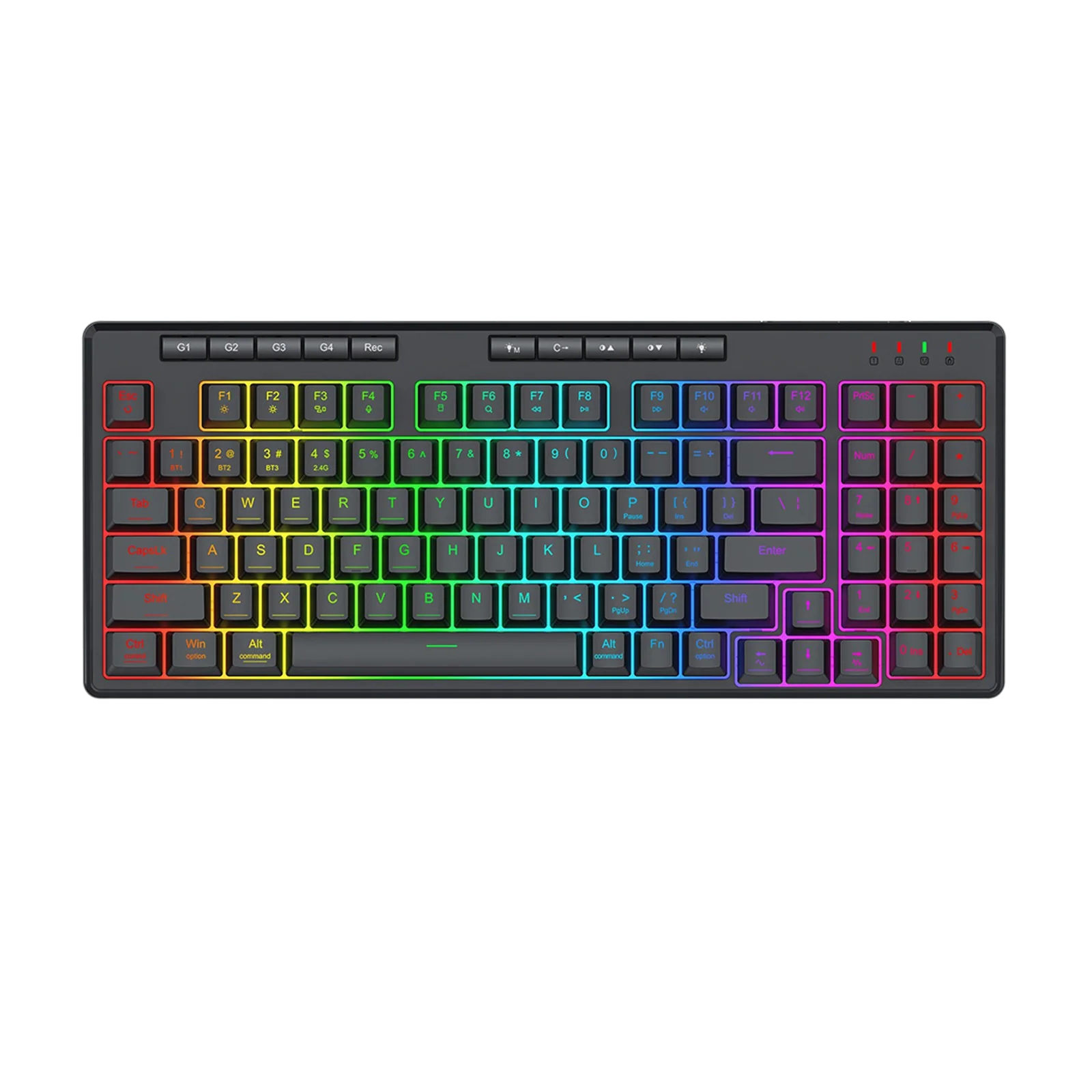 Redragon K517RGB-PRO Quiet Tri-mode Gaming Keyboard - Image 10