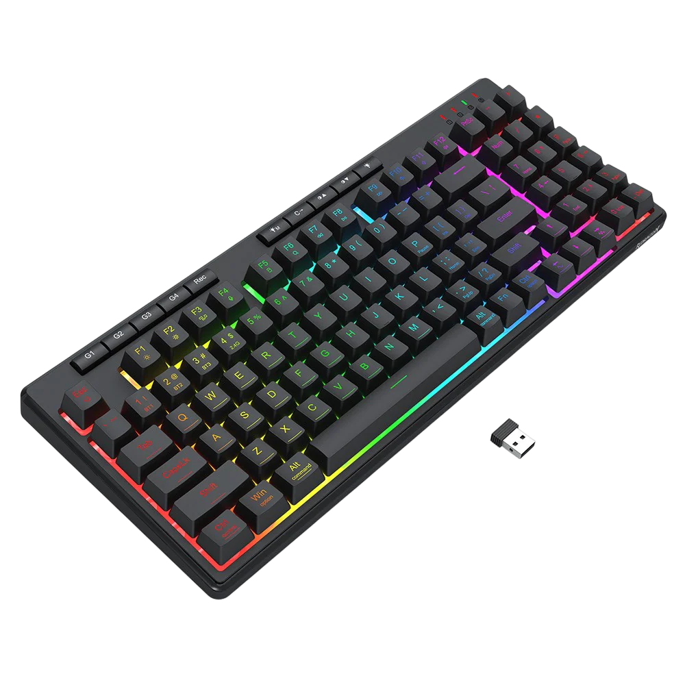 Redragon K517RGB-PRO Quiet Tri-mode Gaming Keyboard - Image 5