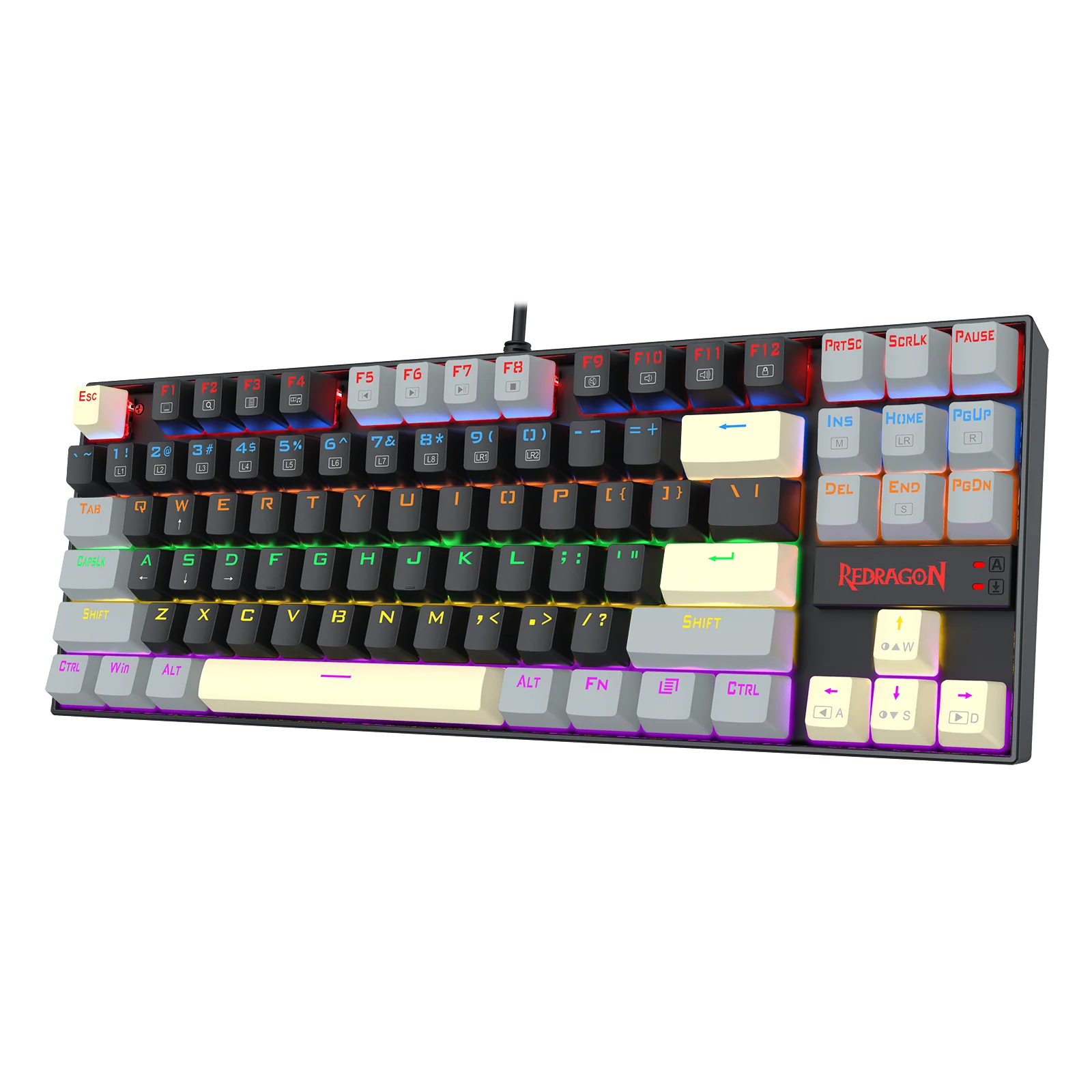Redragon K552LGY-R TKL Mechanical Gaming Keyboard - Image 3