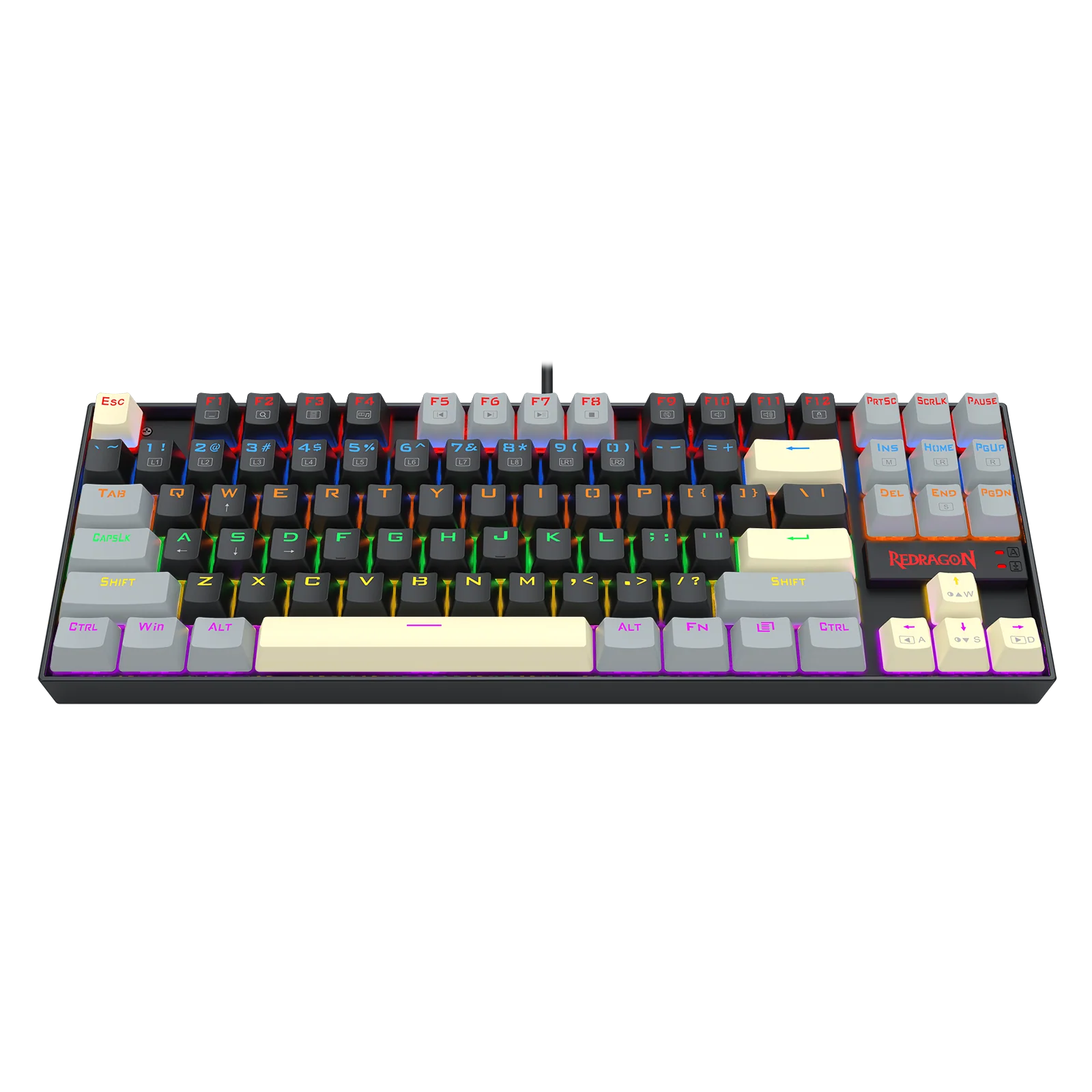 Redragon K552LGY-R TKL Mechanical Gaming Keyboard - Image 4