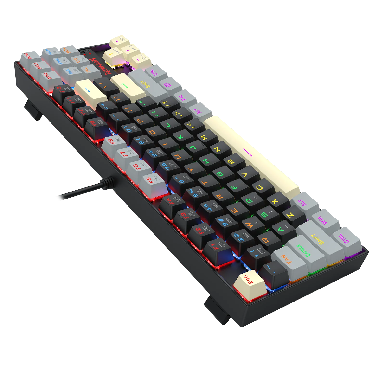 Redragon K552LGY-R TKL Mechanical Gaming Keyboard - Image 6