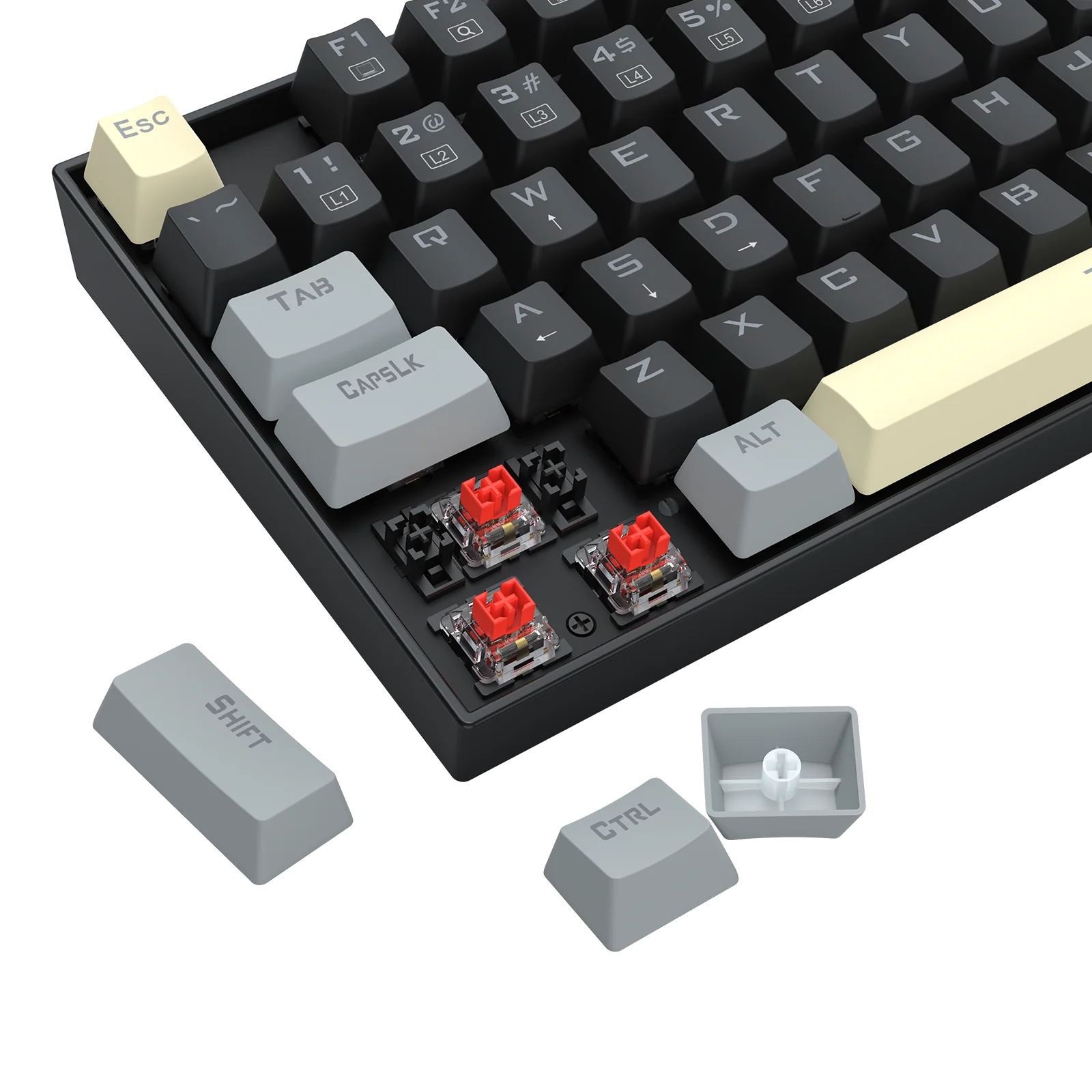 Redragon K552LGY-R TKL Mechanical Gaming Keyboard - Image 7