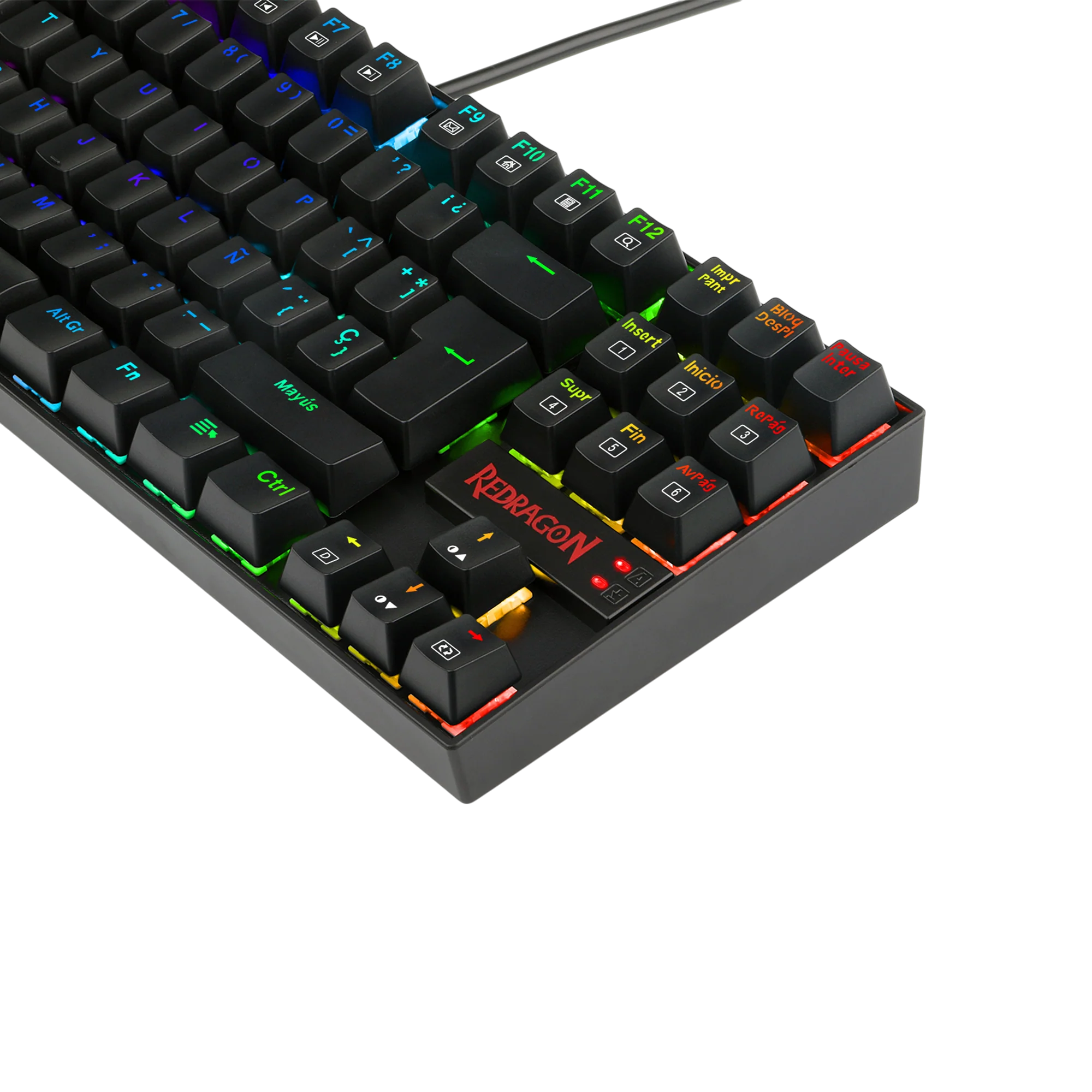 Redragon K552P-KR-ES RGB TKL Mechanical Gaming Keyboard - Image 3