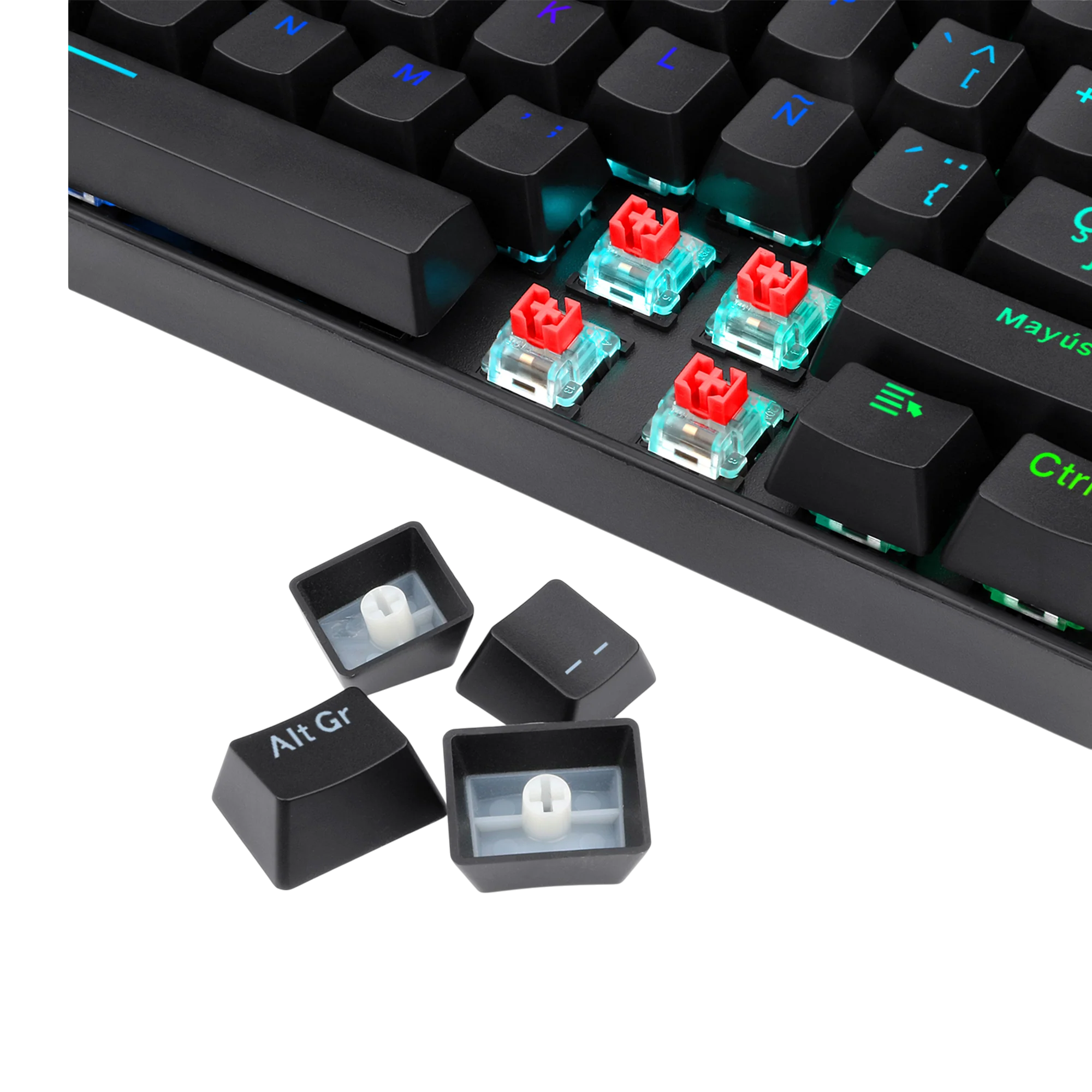 Redragon K552P-KR-ES RGB TKL Mechanical Gaming Keyboard - Image 5