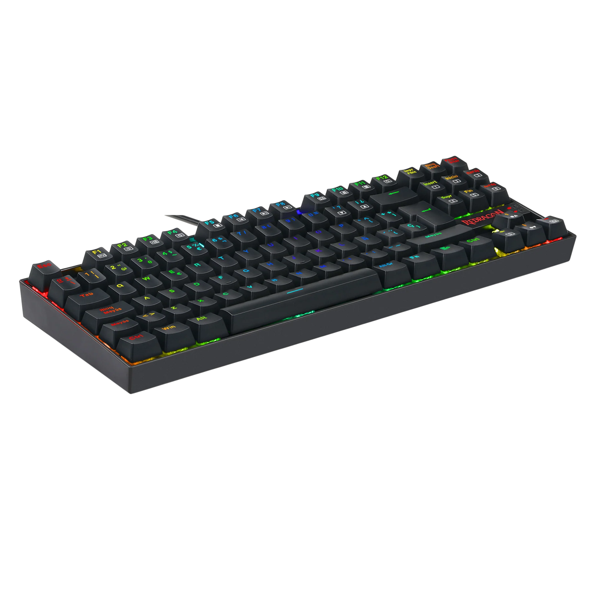 Redragon K552P-KR-ES RGB TKL Mechanical Gaming Keyboard - Image 6
