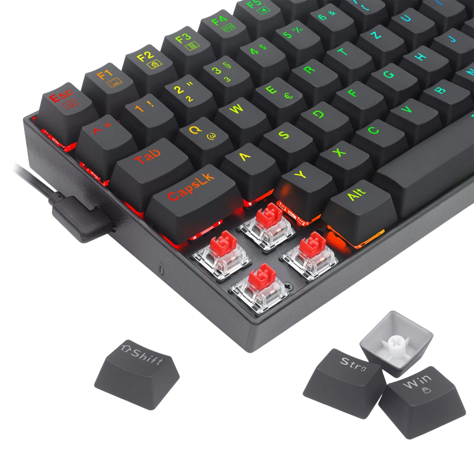 Redragon K629-RGB 84-Key TKL Mechanical Gaming Keyboard - Image 8