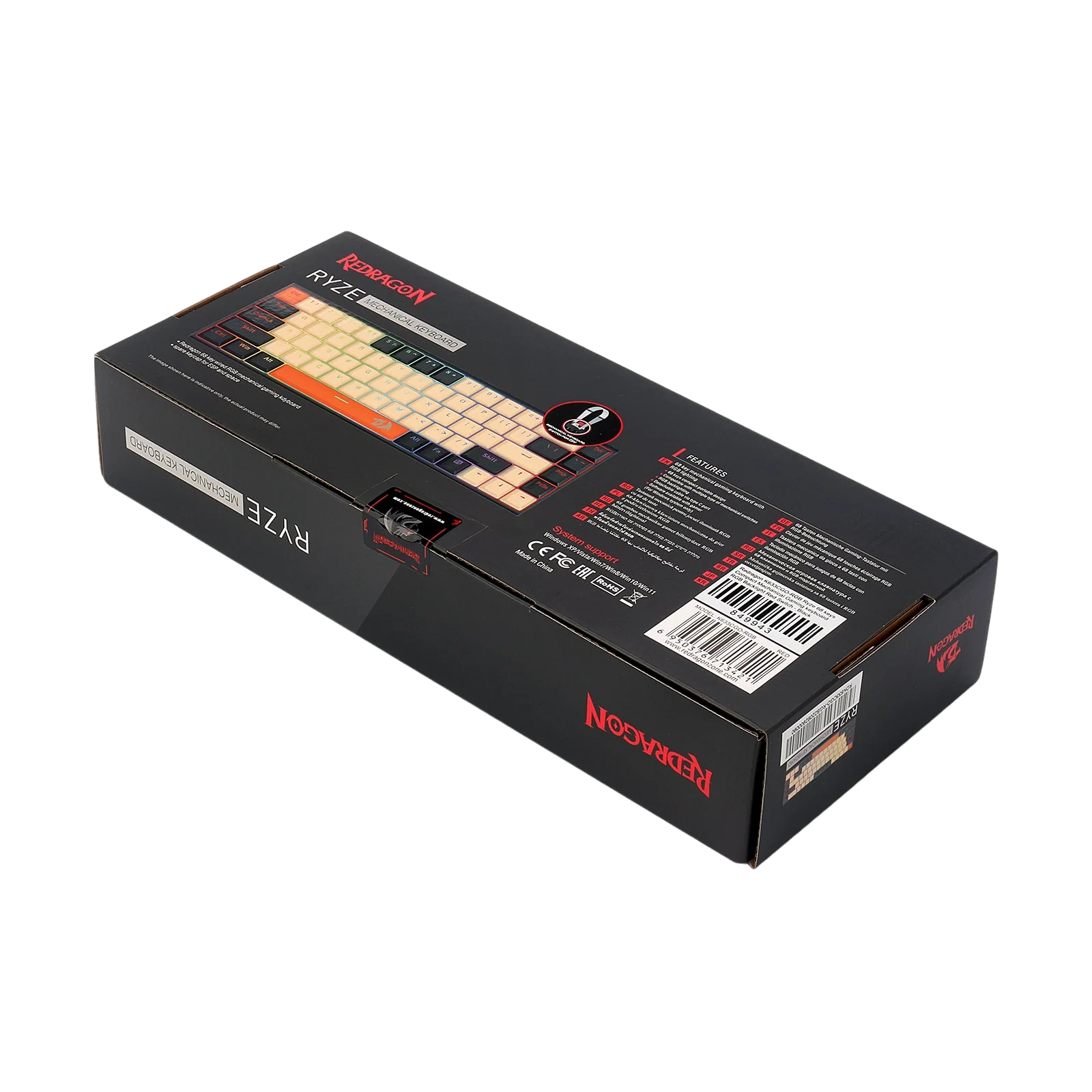 Redragon K633CGO-RGB 68-Key Mechanical Gaming Keyboard - Image 10