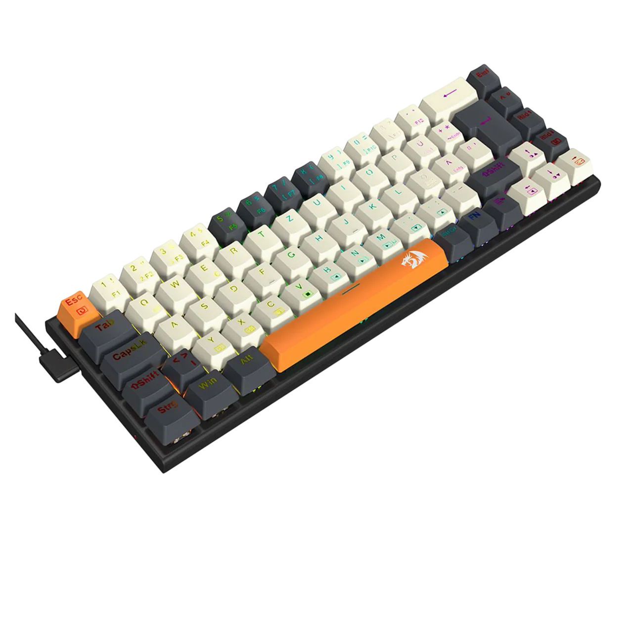 Redragon K633CGO-RGB 68-Key Mechanical Gaming Keyboard - German Layout - Image 3