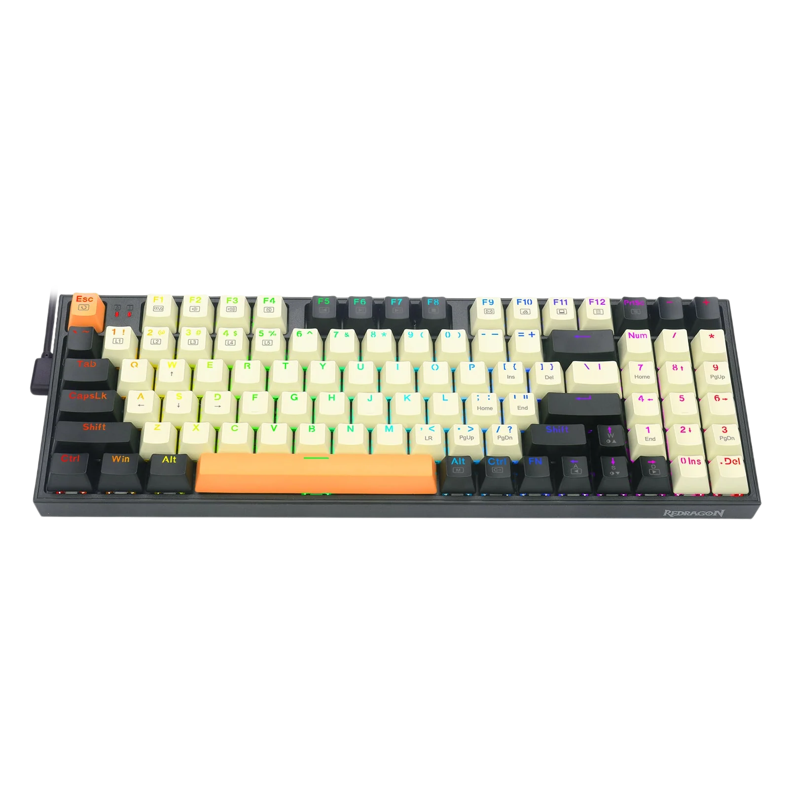 Redragon K636CLO-RGB 94-Key Mechanical Gaming Keyboard - Image 4