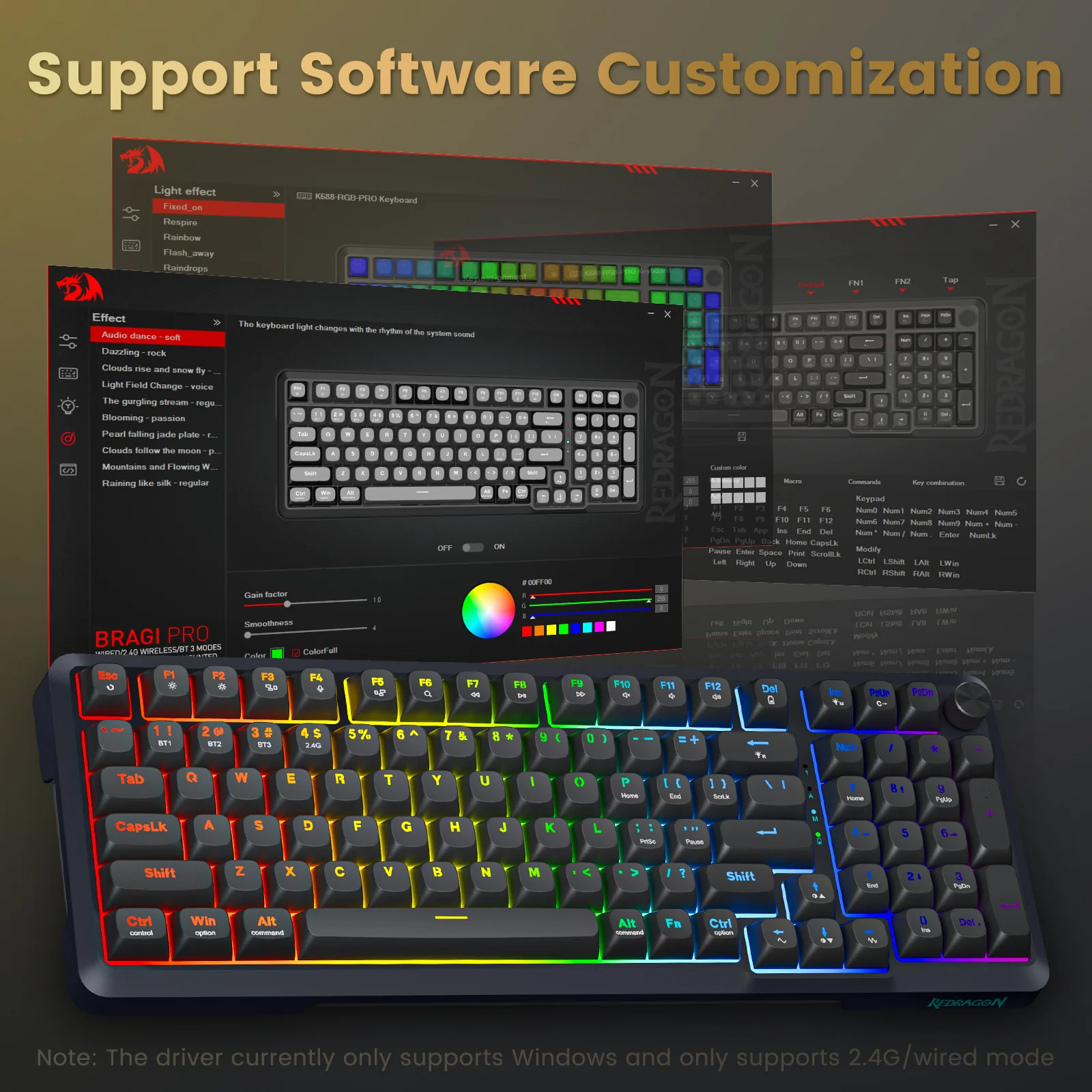 Redragon K688GB-RGB-PRO Mechanical Keyboard - Image 8