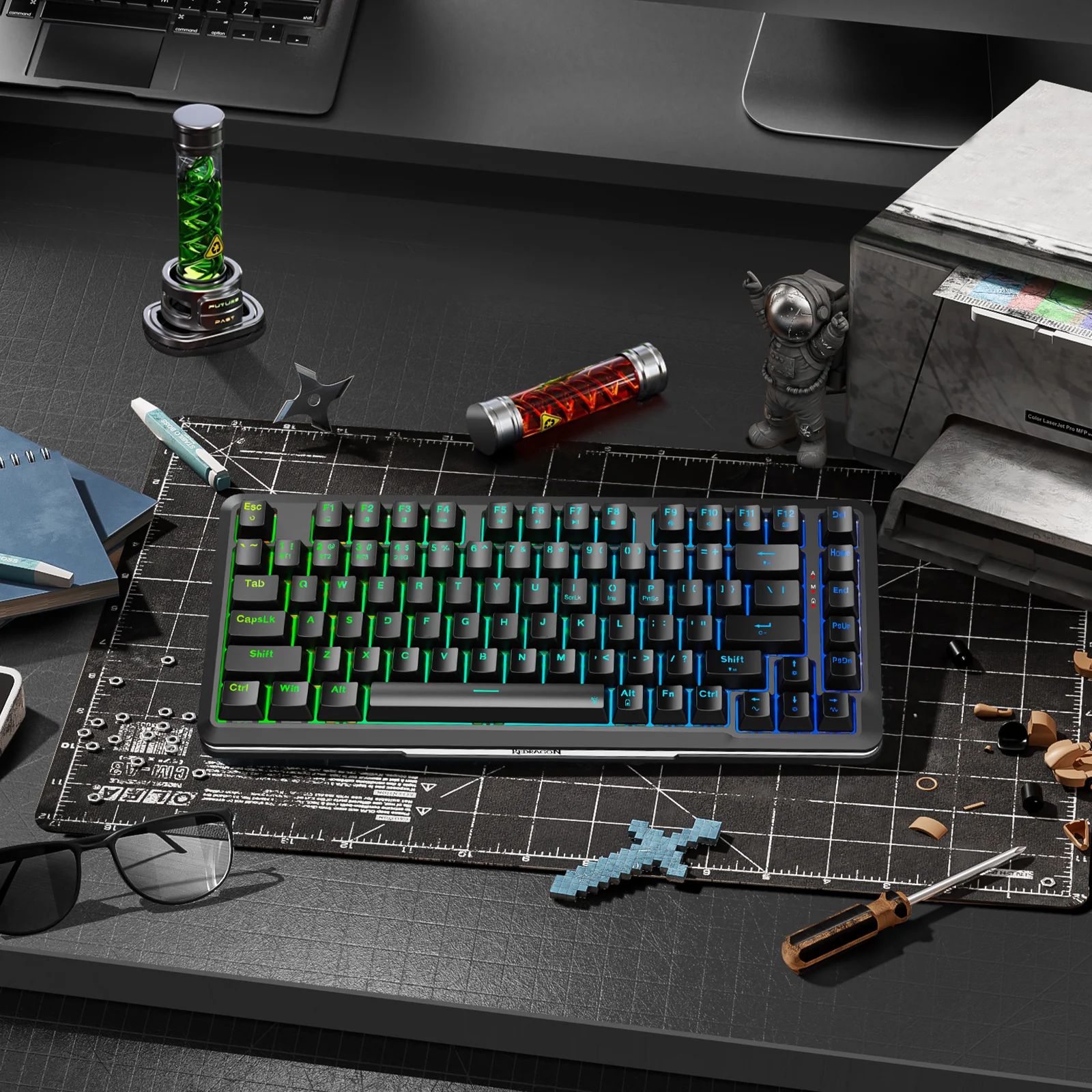 Redragon K713-RGB-PRO TKL Mechanical Keyboard - Image 5