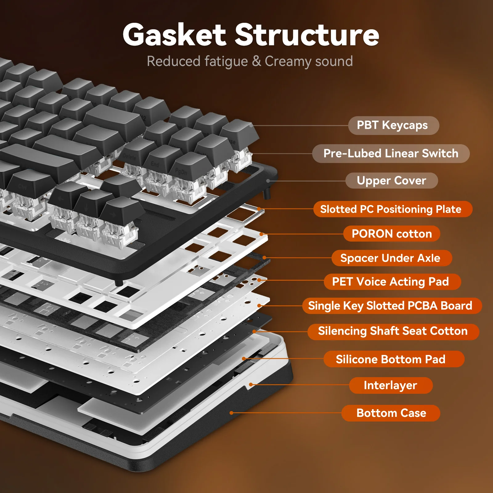 Redragon K734SP-RGB-PRO TKL Mechanical Keyboard - Image 5
