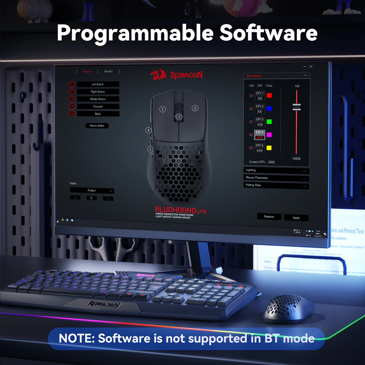 Redragon M617-LIT Wired Gaming Mice - Image 5