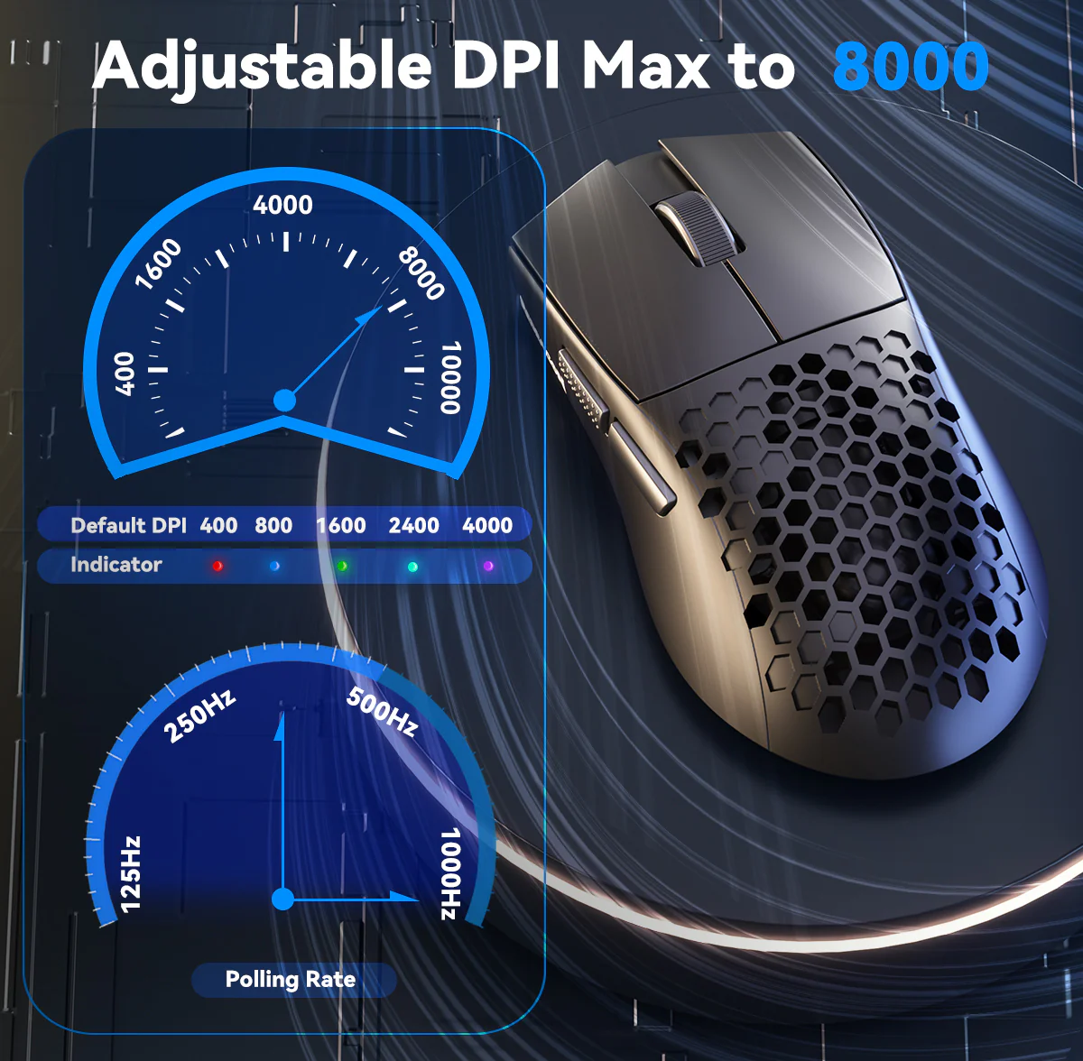 Redragon M725-LIT Tri-Mode Gaming Mice - Image 3